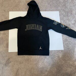 Jordan Big Boys See Me Shine Fleece Lined Hoodie Boys M(10-12)